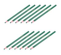 Hemobllo 12pcs Green Tailor Wax Pencils, Pattern Making and Design Work | Paper and Wax Build, Accurate Marking Support, Timesaving Efficiency, Set for Fabric Tracing
