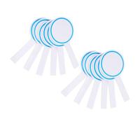 Hemobllo 12pcs Handheld Dry Erase Scoreboards Single Side Writable Whiteboards Foam Material Practical Judges Scoreboards for Voting and DIY Writing