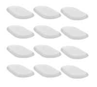 Hemobllo 12pcs Leaf-shaped Powder Puff for Makeup Silicone Cosmetic Puff for Loose Powder Setting for Face Application