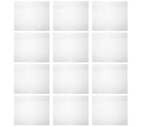 Hemobllo 12pcs Plastic Pet Cage Liners 100 Cable Ties Removable Splash Guard Panels for Small Animals Bunny and Guinea Pig Cage Accessories Protective Rat and Ferret Siding for Hygiene