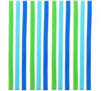 Hemobllo 12pcs Silicone Elastic Rubber Bands 20cm Flat Shape Office File Organizer Bands for Lunch Boxes School Supplies Green, Sky Blue, and Dark Blue Stretchable Wrapping Straps