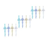 Hemobllo 12pcs Sword-shaped Gel Pens Black Ink Plastic Lightweight Writing Gel-pens for Students and Office Use Easy to Store, for Drawing and Writing on Blessing Cards