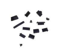 Hemobllo 13 Pcs Silicone USB Dust Plugs for Laptop and Mobile Power, Heat Resistant and Moistureproof Charger Port Protector, Universal USB Port Blocker Cover for Electronics