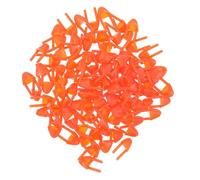 Hemobllo 150Pcs DIY Fake Bird Beaks, Orange Plastic/Resin Craft Accessories with Realistic Look for Doll Making, Birthday Party Decorations