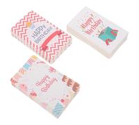 Hemobllo 150pcs Happy Birthday Cards with Envelopes, Assorted Colour Thick Paper Greeting Cards, Personalizable and Versatile for Birthday Parties and Greetings