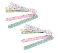 Hemobllo 15pcs Christmas Manicure Nail Files Set Eva Grit Nail Buffers Mixed Styles Double-Sided Emery Boards for Pedicure Art Care Tools Assorted Style