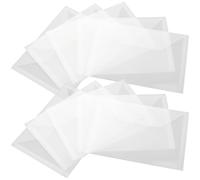 Hemobllo 15pcs Templates Storage Pouches Cutting Dies Bag PVC Practical Storage Bags for Bill Simple Design Creative Appearance Small Items Organising for Scrapbooking Crafting