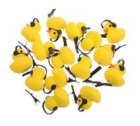 Hemobllo 15pcs Yellow Duck Hair Clips for Styling, Versatile Metal and Plastic Cartoon Hair Accessories Flocking, Cute Design for Women and Adults, for Street Style and Festive Occasions