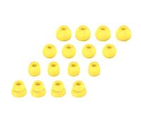 Hemobllo 16 Pcs Replacement Ear Tips - Soft Silicone Earbuds Eartips Earpads Earmuffs Earphone Eartips Compatible Powerbeats Pro Powerbeats 3 Headphones (Yellow)