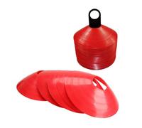 Hemobllo 16pcs Football Training Marker Discs Cones Set with 4 Red, 4 Blue, 4 Green, 4 Yellow for Soccer Agility Drills and Outdoor Sports Field Boundary Markers