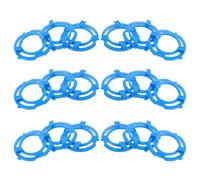 Hemobllo 18pcs Head Blade Retainer Plate Replacement for S5000 Series Electric, Blue Plastic Mounting Bracket for Smooth Shaving Experience and Stability, Compact Accessory for Bathroom