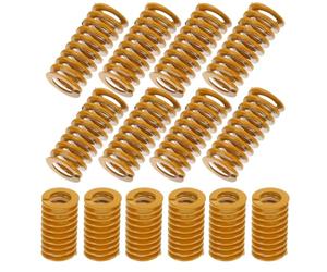 Hemobllo 18pcs Light Load Compression Springs for 3d Printer Bed Leveling, High Hardness Carbon Steel with Smooth Inner Wall, Suitable for Mold Machinery Applications