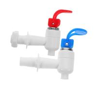 Hemobllo 1pair Reusable Push Button Water Spigot for Water Coolers Leak Design Compatible Beverage Dispensers Easy Temperature and Splashproof Outlet for Use