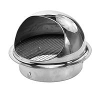 Hemobllo 1pc Stainless Steel Exhaust Hood Cover for Wall Ventilation Air Vent Rain Cover Suitable for Kitchen and Industrial Use Design