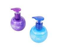 Hemobllo 2 Bottles Baking Soda Toothpaste Pump Dispensing Blueberry Passion Fruit Flavored 200g Each, Fruity Oral Care for Teeth Cleaning and Fresh Breath