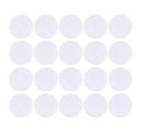 Hemobllo 2 Pack 200pcs White Cotton Core round Facial Vacuum Filters Replacement Cotton Pads for Effective Pm2.5 Filtration and Disposable Beauty Accessory