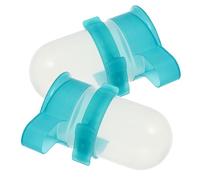 Hemobllo 2 Pack Pigeon Water Feeders 500ml Small Automatic Bird Self Drinker Water Bowls for Doves and Pet Birds, Sturdy Plastic Drinking Station for Aviary and Outdoor Use