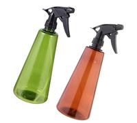 Hemobllo 2 Pack Small Plastic Spray Bottles 750ml Water Spray Mist Bottle for Plants Gardening, Mini Green and Brown Sprayers Suitable for Indoor and Outdoor Use