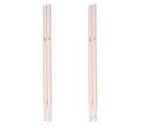 Hemobllo 2 Pairs 5a Wood Drumsticks Maple Drum Sticks Proper Weight and Durability, No Cracks or Fractures, for Orchestra Practice and Bands, Suitable for Adults and Boys and Girls