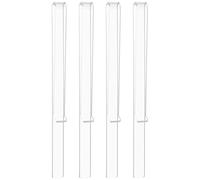 Hemobllo 2 Pairs Music Stand Page Holders Acrylic Sheet Music Clips Delicate Design Craftsmanship Free Your Hands Easy to Read for Musicians