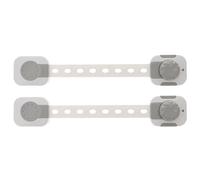 Hemobllo 2 PC Child Security Lock Multifunction Protective Wardrobe and Drawer Lock Anti Pinch Easy for Adults to Open Abs Plastic