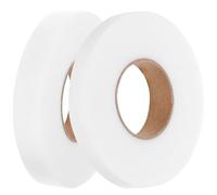 Hemobllo 2 Rolls Hem Adhesive Tapes Double Sided Tape for Clothes Iron-on No Sewing White Cotton Hot Melt Adhesive and Coats Crafting Home Decor 2 Rolls