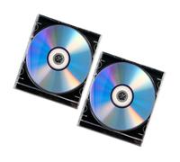 Hemobllo 2 Sets Blank Recordable Discs with High Storage Capacity, Writable Music Cds for Audio Files and Family Memories, Plastic Material with Jewel Case Box for Convenient Storage