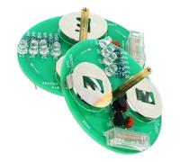 Hemobllo 2 Sets LED Gyroscope DIY Soldering Kit for Teaching Electronics, Rotary Gyroscope Solder Practice Set with Accessories, Stem Learning Science Training Project for Beginners