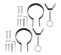 Hemobllo 2 Sets Spanish and Italian Ham Stand Accessories with Fixing Holders, Professional Ham Rack Parts for Kitchen and Dining Use