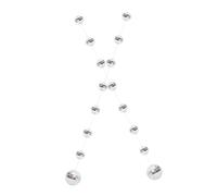 Hemobllo 2 Strings Reflective Mirror Disco Balls for Xmas Parties Weddings and Nightclubs Easy to Hang Decorations for Festive Atmosphere and Celebrations