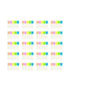 Hemobllo 20 Sets Index Sticker Sticky Labels, PVC + Pet, Colorful, for Agenda and Presentations, School Use