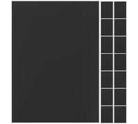 Hemobllo 20 Sheets Black A4 Card Papers for DIY Crafting and Painting, Long Lasting Thick Paper, Not Easy to Tear, for Birthday Party and Workshop Art Projects
