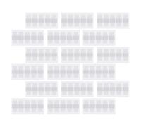 Hemobllo 20 Sheets Self-Adhesive Round Hole Reinforcement Tabs for Hole-Punched Notebooks, Binder Sticky Index Labels for School and Office Use