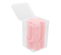 Hemobllo 200 Sheets Pink Heart-shaped Cotton Nail Polish Remover Wipes for Home and Nail Care Routine Large Capacity and Do Not Shed