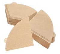 Hemobllo 200pcs Disposable Coffee Filter Paper Cones Biodegradable Hand Drip Filters for Pure Flavor Sturdy Edges for Fast Brewing Coffee Machine Compatible Random Styles