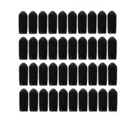 Hemobllo 200pcs Headband Replacement Caps Rubber End Tips 4.5mm Inner Diameter for 7mm Hairbands DIY Hair Accessories Protective End Covers