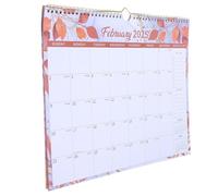 Hemobllo 2025 English Wall Calendar Sand Timer Design, Monthly Planner from January to December, Floral Office and Family Wall Calendar for Daily Use and Home Scheduling