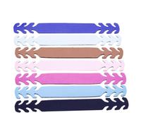 Hemobllo 20pcs Adjustable Pu Ear Strap Hooks for Mask Wearing Ear Protection Extension Straps Comfortable Mask Lanyard for Daily Use and Pressure Relief Random Color