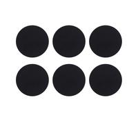 Hemobllo 20pcs Black Matte 40mm Phone Iron Plate Stickers Mounting Kit for Magnetic Car Vehicle Phone Holder Patch Adhesive Metal Plate for Mobile Cradle