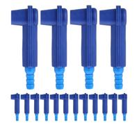 Hemobllo 20pcs Brake Fluid Changer Connector for Pneumatic Bleeding ABS | High Precision Nozzle Fitting, Prevents Leakage during Maintenance, Universal Use with Reservoir and System