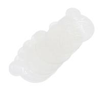 Hemobllo 20pcs Coffee Art Stencils Set for Birthday Cake and Cappuccino Decorating, White Plastic Spray Powder Templates for Coffee Accessories and Milk Foam Design