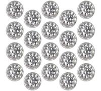 Hemobllo 20pcs Escargot Baking Dishes Tinfoil Snail Pans Oven-Safe Seafood Tray for Baked Stuffed Clams and Octopus Balls