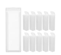 Hemobllo 20pcs Microscope Slide Storage Box Plastic Glass Slide Holder Reusable Laboratory Container Portable Case for Pathology and Educational Use