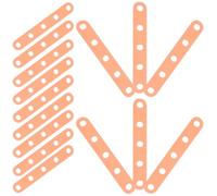 Hemobllo 20pcs Orange Silicone Curling Bands for Women Perm Rods, Elastic C-shaped Hair Rollers Bands for Styling, Heat and Cold Resistant Hair Curlers for Salon and Home Use