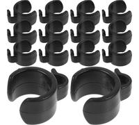 Hemobllo 20pcs Plastic Cord Clip Wire Clips Speaker Pole Cord Cable Management Mic Stand Portable Clamp Preventing Tripping Hazards Wire Diameter 20mm for Travel Outdoor Use