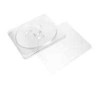 Hemobllo 20pcs Plastic Face Mask Mold Tray Seaweed Mask Making Mold Pet Reusable Safe for Skin Contact for DIY Facial Care at Home for Women and Family