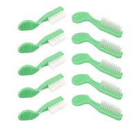 Hemobllo 20pcs Prison Toothbrush Soft Toothbrush Large Brush Head Short Handle Thumb Print Handle No Blind Spots Efficient Cleaning Institutional Use for Inmates