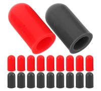 Hemobllo 20pcs Silicone Drumstick Silent Tips for Electronic Drum Pads and Drumsticks Noise-reducing Drum Volume Dampeners for Studio and Home Practice