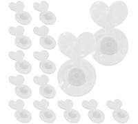 Hemobllo 20pcs Silicone Earring Backs Plug for Studs, Locking Anti-Droop Earring Accessories, Soft Stoppers for Women’s Jewelry Making