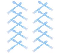 Hemobllo 20pcs Sky-blue Contact Lens Remover Sticks with Soft Suction Tips, Contact Lens Insertion and Removal Tools for Travel and Daily Eye Care